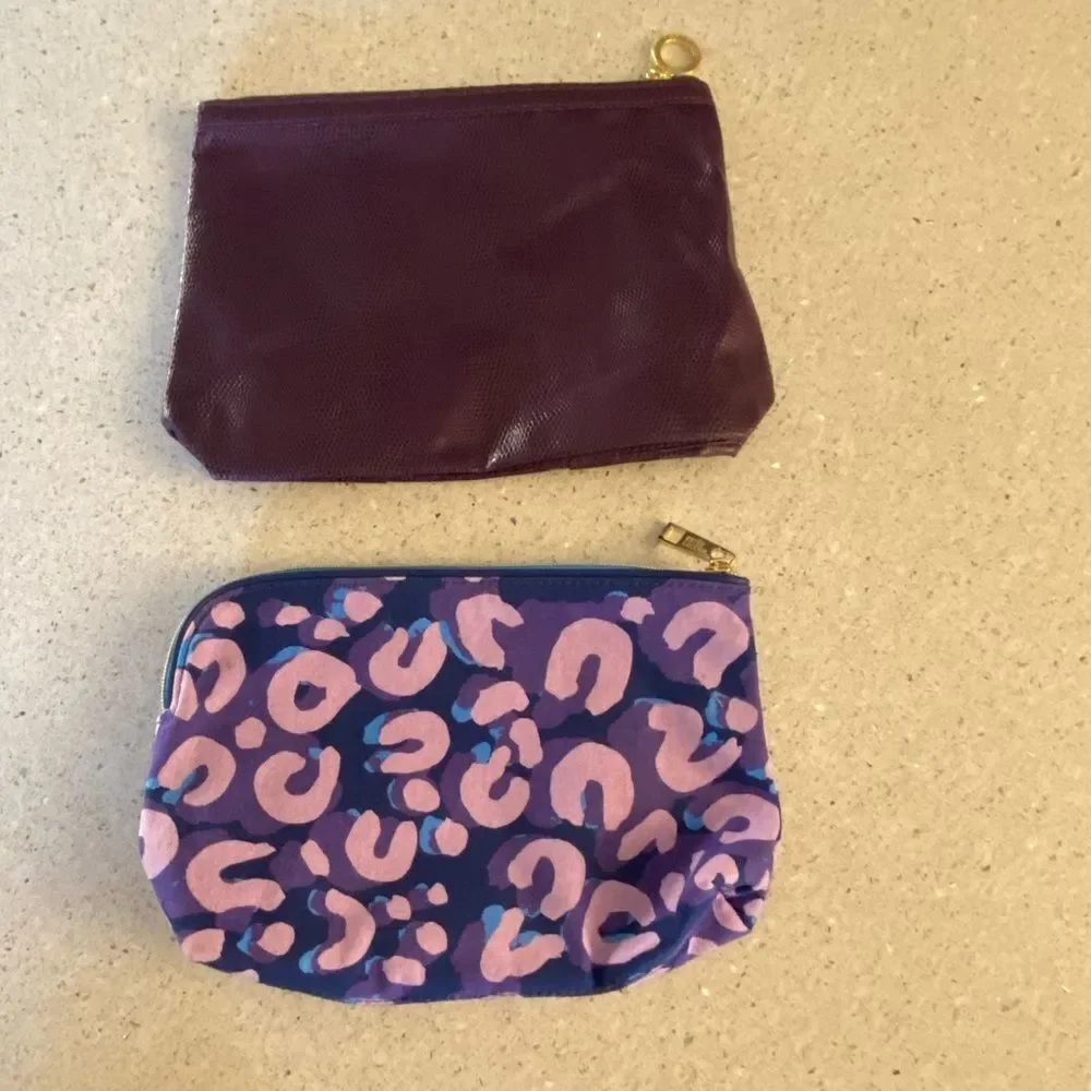 Two Estée Lauder NWOT make up bags
